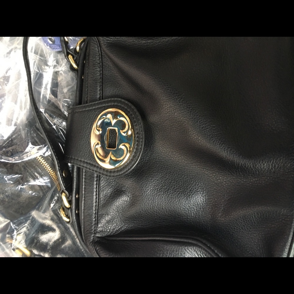 Emma fox nearly new black handbag
